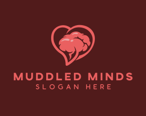 Psychology Mind Love logo design