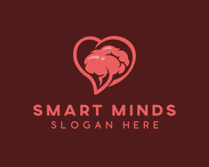 Psychology Mind Love logo design