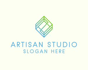 Design Studio Geometric Pattern logo design