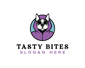 Boston Terrier Dog Hoodie logo