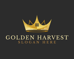 Golden Crown Real Estate logo design