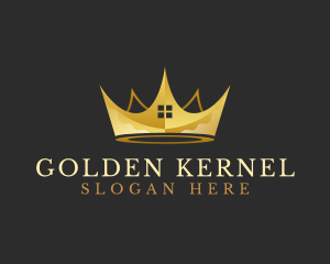 Golden Crown Real Estate logo design