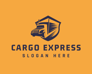 Fast Freight Truck logo design