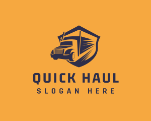 Fast Freight Truck logo design