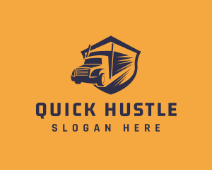 Fast Freight Truck logo design