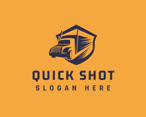 Fast Freight Truck logo design