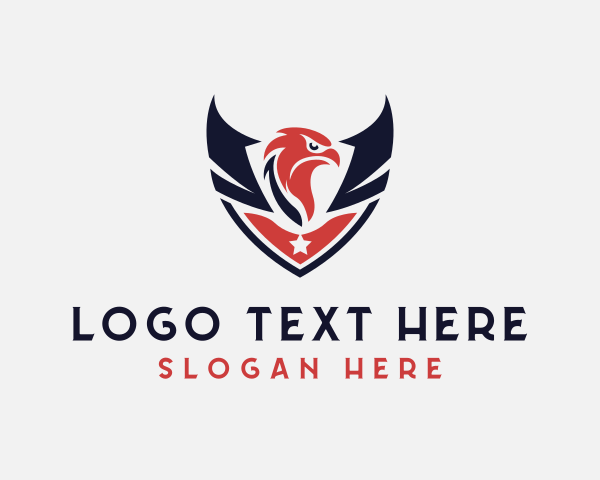 Patriotic logo example 3