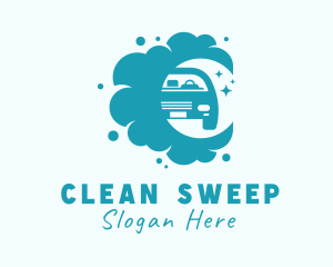 Car Wash Cleaning Service logo design