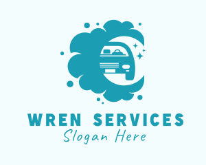 Car Wash Cleaning Service logo design