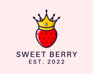 Strawberry Fruit Crown logo