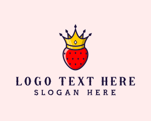 Strawberry Fruit Crown logo