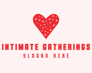 Star Red Love Heart logo