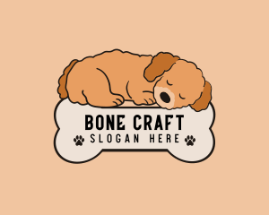 Sleeping Dog Bone logo design