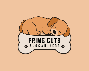 Sleeping Dog Bone logo design