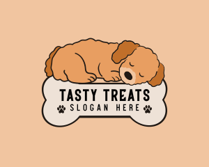 Sleeping Dog Bone logo design