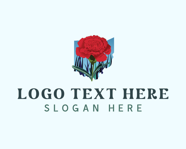 Scarlet Carnation logo example 4