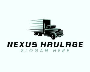 Truck Logistics Freight logo design