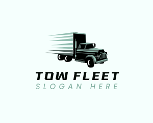 Truck Logistics Freight logo design