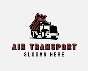 Dump Truck Construction Mover logo design