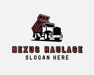 Dump Truck Construction Mover logo design