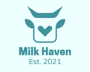 Cow Dairy Heart logo