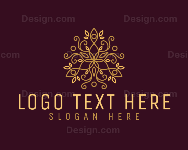 Luxury Floral Pattern Logo