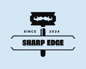 Razor Blade Barbershop logo design