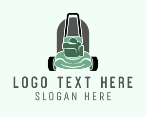 Landscaper Lawn Mower Logo