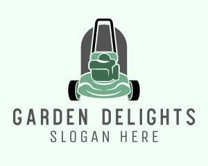 Landscaper Lawn Mower logo design