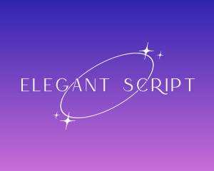 Elegant Galactic Stars logo design