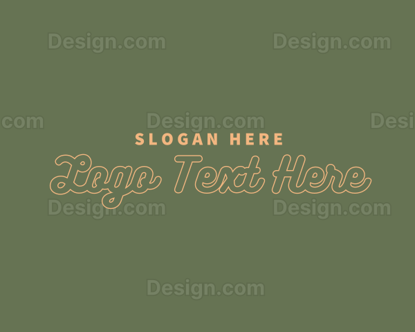 Generic Retro Style Logo