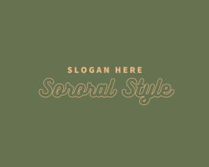 Generic Retro Style logo design