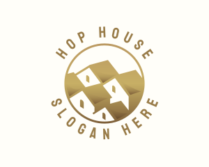 House Roofing Builder logo design