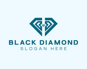 Modern Diamond Jewelry logo design