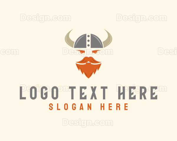 Viking Warrior Soldier Logo