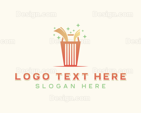 Garbage Trash Bin Logo