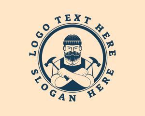 Hipster Handyman Repair logo