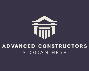 Government Financial Building logo design