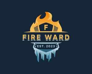 Fire Ice Ventilation logo design