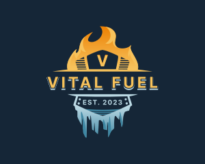 Fire Ice Ventilation logo design