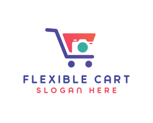 Camera Shopping Cart logo design