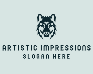 Dog Wolf Head  logo design