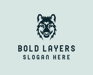 Dog Wolf Head  logo design