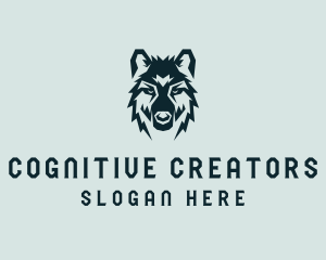 Dog Wolf Head  logo design