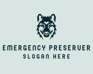 Dog Wolf Head  logo design