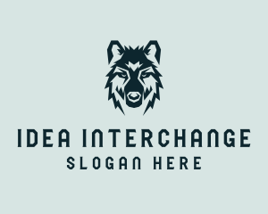 Dog Wolf Head  logo design