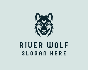 Dog Wolf Head  logo