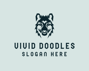 Dog Wolf Head  logo design