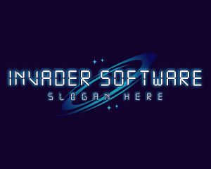 Futuristic Digital Software logo design