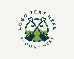 Lawn Shovel Landscape logo